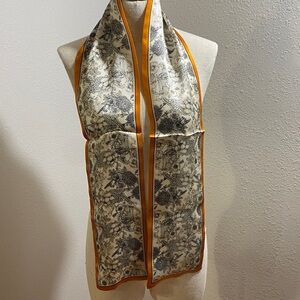 Vintage 100% Silk Scarf